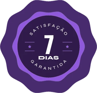 Selo de satisfação garantida por 7 dias